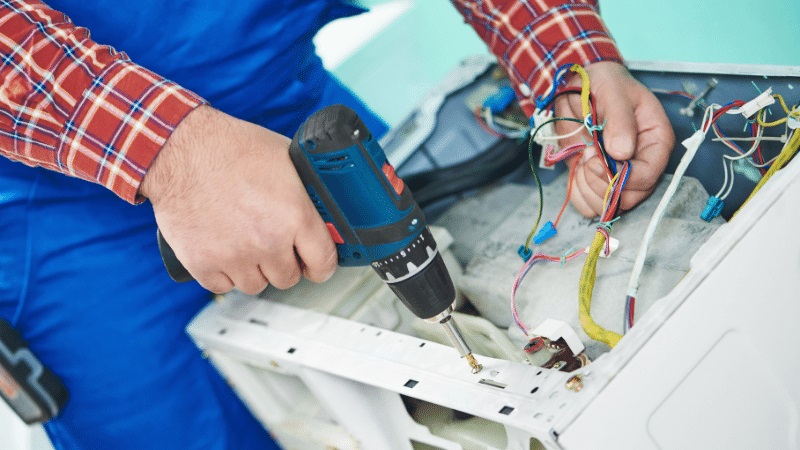 Nallıhan Beko Beko çamaşır makinesi kart tamiri – Su almama arızası orijinal parça ile giderildi. - Teknik servis örneği